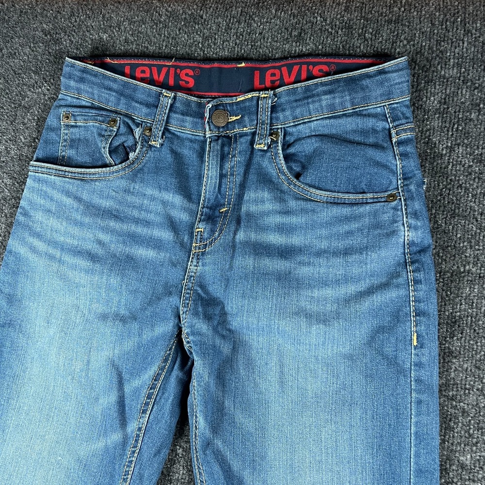 Levi's 514 Straight Fit Performance Jeans‎ 28x31 Blue Denim Cotton Stretch